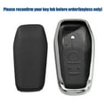 thumbnail image 6 of Remote Key Fob Case Cover Fit for Ford Focus 2009-2018 for Ford F-450 Super Duty 2015-2017 Silver Tone, 6 of 6