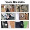 thumbnail image 2 of Porte-clés Rétractable Multifonctionnel Extérieur Pratique Fil d'Acier Boucle Facile à Tirer Camping Randonnée Accessoire, 2 of 7