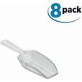 thumbnail image 3 of kitchen shovel for 1 tablespoon, small plastic scoop, food shovel in a set of 8 for measuring flour, spices or detergent, transparent, 3 of 4