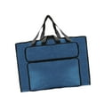 thumbnail image 1 of Bolsa de transporte para materiales de arte Sunnimix Art Portfolio Case con Bolsillos Exteriores Y Asa para Viajar Azul Grande, 1 of 8