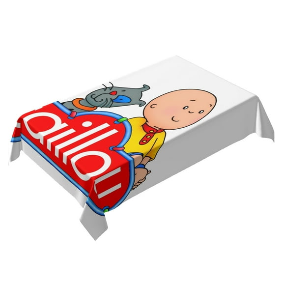 Caillou Themed Square Tablecloth 54 * 72 Inches Durable Stylish