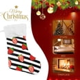 thumbnail image 4 of Coolnut Strawberry Christmas Stocking, Personalized Large Candy Stocking, Xmas Stockings Decoration Hanging Gift for Family Holiday Party Ornaments Decor Fireplace, 4 of 7