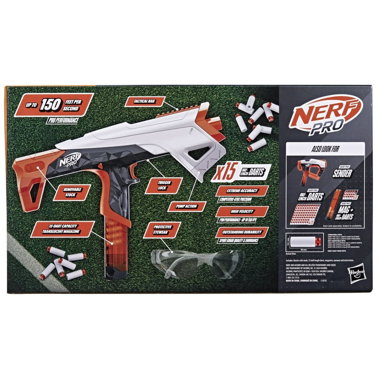 Nerf Pro Torrent Half-Length Dart Blaster, 15 Nerf Pro Half-Length