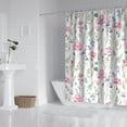 thumbnail image 2 of Pioneer Flower Floral Print Pattern Shower Curtain 72"x72" ,Bathroom Decorative Shower Curtains Set with 12 Hooks,Modern Waterproof Washable Shower Curtain, 2 of 6