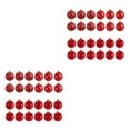 thumbnail image 2 of Transemion 24pieces Effective Decoration Balls Easy To Christmas Essentials Durable red 2Set, 2 of 6