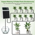 thumbnail image 6 of Easy Solar-Powered Drip Irrigation Kit - Automatic Watering System for Garden, Patio & Houseplants - Includes Water Pump, 33ft Tubing, 10 Drippers - Saves Time & Water, 6 of 9