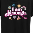 thumbnail image 3 of Barbie The Movie - I Am Kenough Icons - Women's Short Sleeve Graphic T-Shirt, 3 of 5