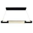 thumbnail image 6 of CWL Lighting Neva 3-124.5" 1-Light Glass LED Integrated Chandelier in Black, 6 of 7