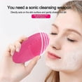 thumbnail image 5 of Gel facial cleanser food grade silicone facial cleansing brush facial cleansing artifact facial cleansing instrument, 5 of 5
