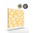 thumbnail image 2 of Retro Daisy Canvas Wall Art, White Floral Yellow Backdrop Framed Wall Decor Modern Artwork Prints Painting for Living Room, Bedroom, Kitchen & Cafe Decor 12x12 Inch, 2 of 9