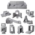 thumbnail image 2 of Kids Couch,Child Sectional Sofa,Multifunctional Couch for Playing, Creativing, Sleeping,Imaginative Kidsfor BedroomPlayroom, 2 of 7