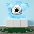 thumbnail image 3 of Sea Wall Decals for Children Bedroom - Under Water Diving Helmet Helmet DIY & Creativity Boy Girl Bedroom Wall Sticker - Size: 30 In x 21 In, 3 of 5