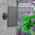 thumbnail image 2 of Yeacher 4W 5V Solar Panel for Security Camera Solar Power Charger with 10ft Cable DIY Waterproof Adjustable Outdoor Wall-mounted Solar Panel, 2 of 8