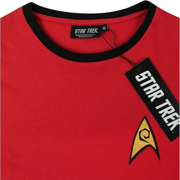 Star Trek Camiseta Para Hombre | Camiseta Gráfica De Uniforme Para Adultos | Conjunto Icónico De Manga Corta Para Trekkies | Comic Book Movie Film Sci-Fi Apparel Gift For Him, Capitán Kirk