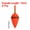 Orange 1oz, variant on Uxcell 1oz Lighted Fishing Slip Bobbers EVA Light Up in Red Fishing Float with Battery 4 Pack