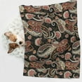 thumbnail image 6 of Pofeuu Paisley6 Print Puppy Blanket,Dog Blankets,Pet Blanket Cozy Cat Blankets for Indoor Cats, Fuzzy Pet Blanket for Kitten Doggy Dog Blankets-Medium, 6 of 8