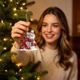 thumbnail image 2 of SPOORYYO Christmas Tree Ornament Hanging Decor, Acrylic Christmas Decoration Pendant with Hanging Rope for Tree, Wreath, Wall and Holiday Display, STYLE K, 2 of 7