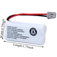 thumbnail image 2 of Batería BAOBIAN BT-1021 2.4V Ni-MH 300mAh Paquete de 2, 2 of 5
