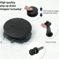 thumbnail image 5 of JERFIT 4-inch Centerset Bathroom Faucet with Drain, Matte Black 2-Handle Deck Mount Sink Faucet, Lead-Free Commercial Lavatory Faucet with Supply Lines, 5 of 6