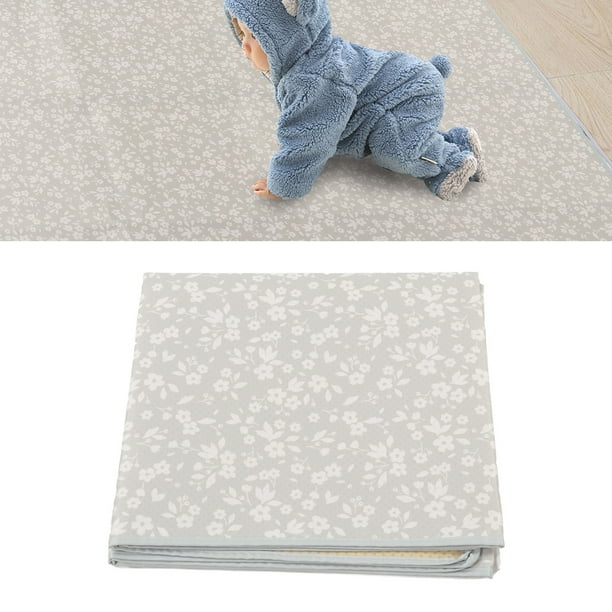Silla Alta Para Bebé Con Tapete De Piso, Tapete De Juego Antiderrapante Con Respaldo De Látex Granulado Para Protección Contra Salpicaduras, Para Bebés, Niños Pequeños,
