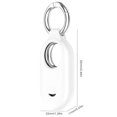 thumbnail image 4 of Funda Silicona A Prueba Golpes Con Llavero para Galaxy SmartTag 2 (Blanco), 4 of 8