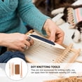 thumbnail image 6 of 1 Set Wood Hand Loom Stick Set Wooden Knitting Needle Home Rope Knitting Kit, 6 of 9