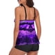 thumbnail image 5 of Traje de baño para mujer Camiseta sin mangas estampada Traje de baño de dos piezas con pantalones cortos Traje de baño Fridja fhjkhfk457699, 5 of 7