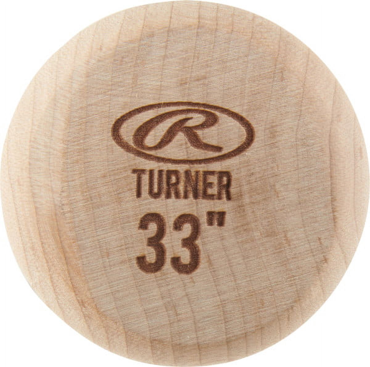Rawlings 2019 Justin Turner Pro Label Wood Bat Baseball Bat, 33"