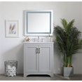 thumbnail image 6 of 30 inch Single Bathroom Vanity in Grey with Backsplash, 6 of 8