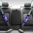 thumbnail image 2 of Renewold Wolf Galaxy Violet Car Seat Belt Pads Soft Car Safety Seat Belt Strap Shoulder Pad for Women Men Breathable Soft Auto Safety Padding Cover, 2 Pieces, 2 of 6