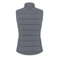 thumbnail image 3 of Women's Cutter & Buck  Gray George Washington University Vault Evoke Hybrid Eco Softshell Recycled Full-Zip Vest, 3 of 3
