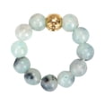 thumbnail image 1 of Crystal Rings For Women Girls Stackable Elastic Rope Beads Rings Nature Gem Stones Joint Finger Jewelry Rings, 1 of 3