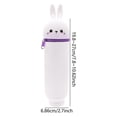 thumbnail image 3 of Cartoon Pencil Case Telescoping Pencil Bag Soft Silicone Pen Pouches Large Capacity Pencil Case Standing up Pen Case, 3 of 5