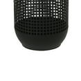 thumbnail image 4 of Benjara 13 Inches Caged Metal Frame Lantern with Handle, Black and Gold, 4 of 5