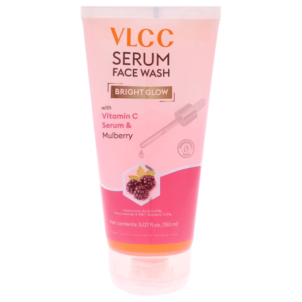 Jabón facial VLCC Bright Glow Serum Mulberry con vitamina C, 150 ml