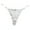 White, variant on G String Thongs for Women Gstring Underwear Seamless Panties Sexy Lingeries (Black, One Size)