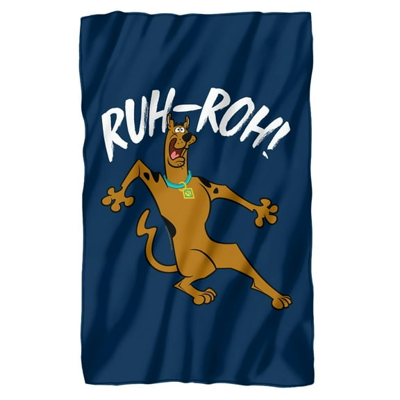 Scooby Doo Ruh Roh Fleece Blanket 36' x 58',Ruh Roh