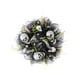 thumbnail image 3 of Puerta delantera de Halloween Calaveras Corona Colgador de pared Suministros para fiestas Decoración Diámetro 40 cm, 3 of 9