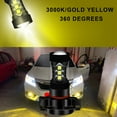 thumbnail image 4 of LED Fog Light Bulbs 6000K / 8000K / 3000K Super Bright 2PCS 5202 H16 880 9145 H3 PSX26W, 4 of 6
