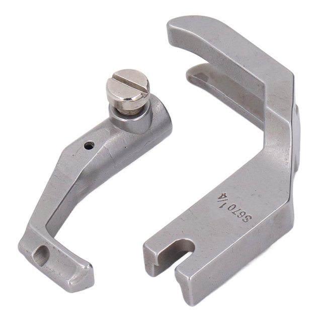 S670 S671 1/4 Presser Pie, 2pcs Perfect Fit S670 1/4 Presser Pie Acero inoxidable Apariencia para Interiores de Automóviles de Sofás