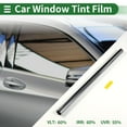 thumbnail image 3 of Unique Bargains Universal Car Window Tint Film Privacy Film Nano Ceramic PET 1 Pc 60% VLT Silver Tone 20ft x 20 inch, 3 of 7
