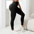 thumbnail image 4 of Outfmvch Women's High Waist Workout Leggings Resistance Band Leggings Butt Lift Yoga Workout Pants Resistance Band Leggings Womens Cellulite Leggings for Women A1 Black XS-2XL, 4 of 7