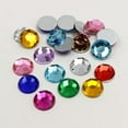 thumbnail image 4 of U8MO 200 Flatback Acrylic Round Rhinestone Gems 10mm(3/8") NO Hole Color for Choice-Purple, 4 of 9