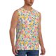 thumbnail image 2 of Balery Watercolor Wildflowers Camisetas sin mangas para hombre, absorbe la humedad y protege contra el mal olor.-Large, 2 of 7