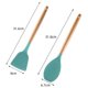 thumbnail image 2 of Utensilios de cocina antiadherentes de silicona con mango de madera, utensilios de cocina, juego de utensilios para utensilios de cocina antiadherentes, 2 of 5