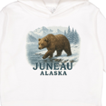 thumbnail image 3 of Inktastic Juneau Alaska Bear Scenic Wilderness Toddler Hoodie, 3 of 4