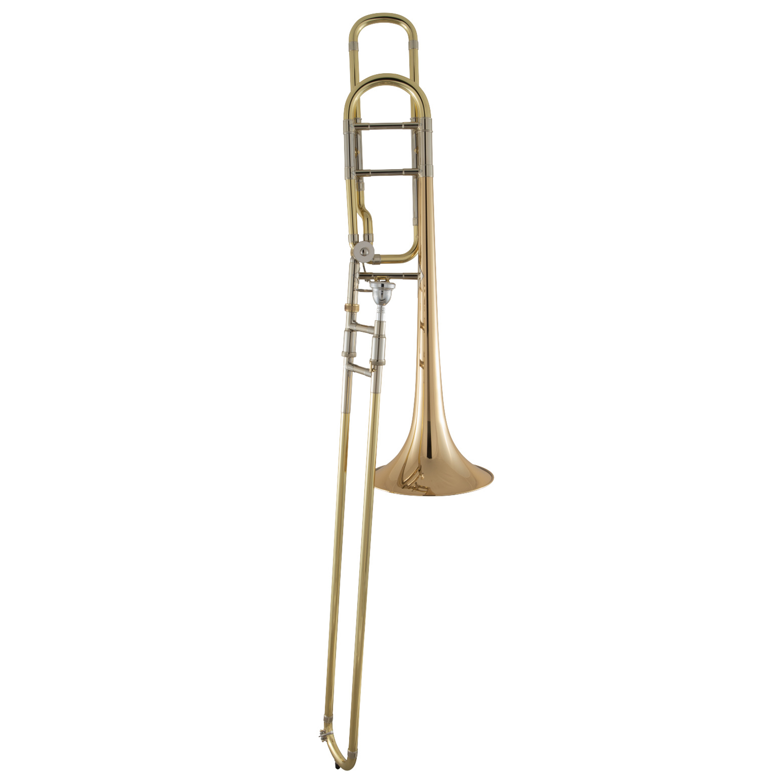 Bach 42BO Stradivarius Series F-Attachment Trombone Lacquer Gold Brass Bell Standard Slide