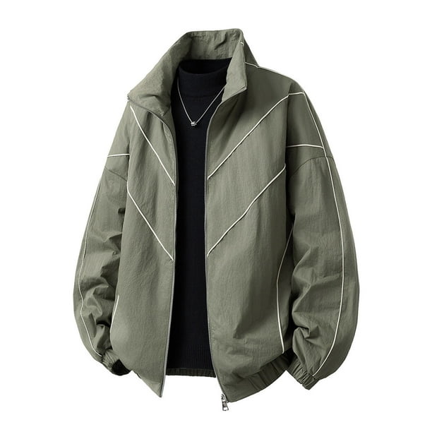 Ceisia Men Solid Color Hooded Zipper Lamb Gift Fleece Warm Long Sleeve Casual Cardigan Jackets