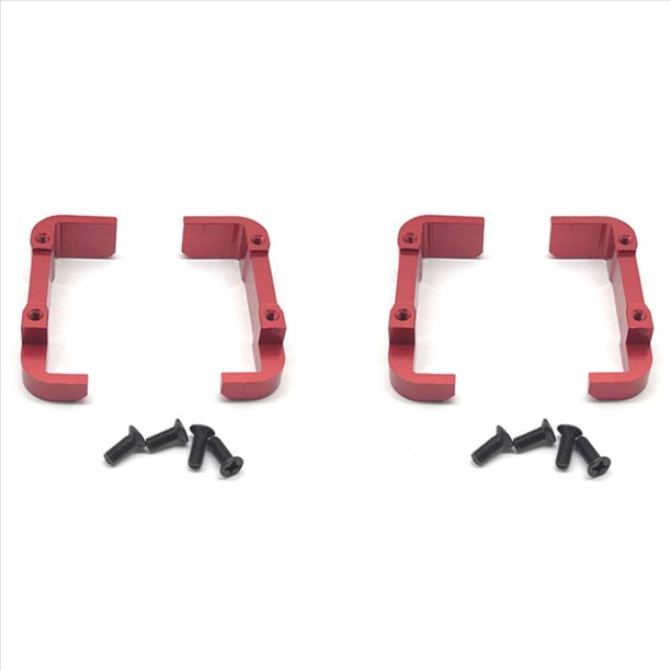 2X Accesorios de Reemplazo de la Base de Montaje En Bafle de la Batería del Coche Rc Aptos para 144001 1/14 4Wd Rc Car Parts, Rojo