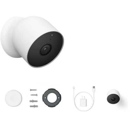 Google Nest Cam Battery 2nd Generation Outdoor Camera Wireless Bundle (Single Cam)